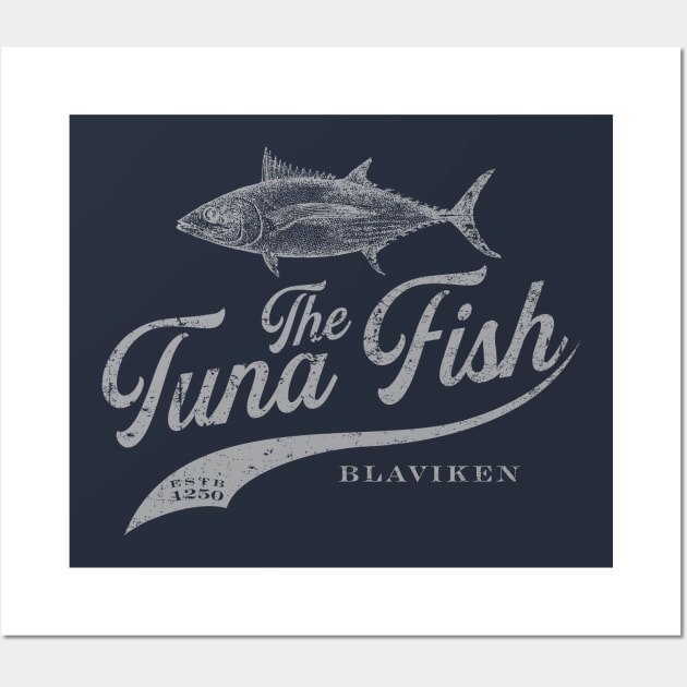 The Tuna FIsh Wall Art by MindsparkCreative